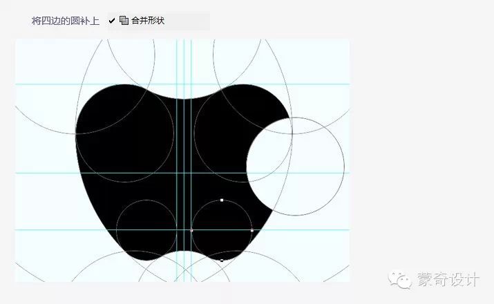 教你如何画圈圈——标识设计中辅助参考线入门-蒙奇集团