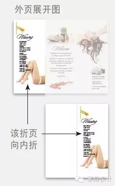 设计美容院宣传折页小册子-蒙奇集团